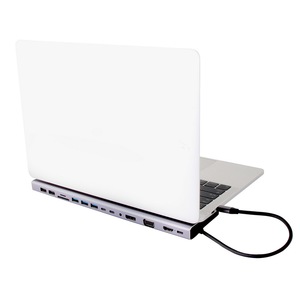 Vcom 15 trong 1 máy tính xách tay Docking MST SST đa màn hình USB C <span class=keywords><strong>HUB</strong></span> USB3.1 splitter 4K HDMI dp VGA Gigabit Ethernet PD phí - Product Image 1