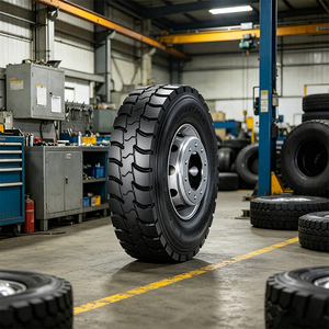 Pneu radial tout-terrain pour camion de construction 8.25R16-16PR, pneu de camion durable avec une excellente résistance à l'usure pour l'exploitation minière - Product Image 1