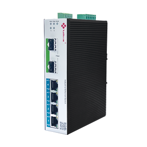מתג תעשייתי מנוהל 2GE SFP 4GE נחושת עם Vlan, SNMP ופונקציית PoE - Product Image 3