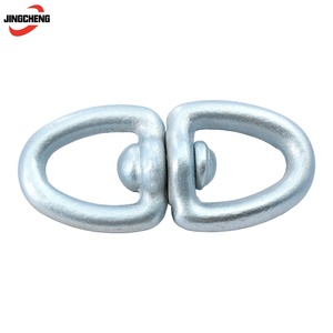 Émerillon <span class=keywords><strong>double</strong></span> à œil pour la levée de charges lourdes, pour élingues de levage à chaîne - Product Image 4