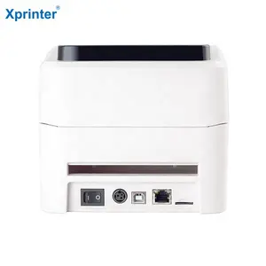 Xprinter Label Pengiriman Printer XP-420B Label Barcode 4X6 Roll Sticker Thermal Printer dengan Bluetooth Thermal Label Printer