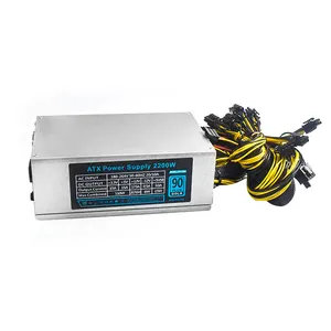 2022 new high quality mute PSU Wholesale 12v Switching ATX Power Supply 1800w for Desktop computer
