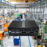 YCT Fanless Industrial Intel J4125 DDR4 8GB |   Passerelle informatique prête à l'emploi pour Ubuntu/Linux |   Ordinateur industriel fiable 24/7 avec stockage de 128 Go