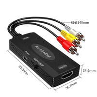 Câble HDMI vers AV et RCA 100 cm (3 pieds) 1080P AV2HDMI HDMI2AV, convertisseur de signal numérique 3 RCA pour TV, VHS, DVD, enregistrements