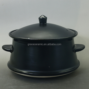 Cheap Black Fire-resistant Ethiopian Nonstick Cookware Large <strong>Cooking</strong> Pots Ceramic Pot <strong>for</strong> <strong>Cooking</strong> - Product Image 6