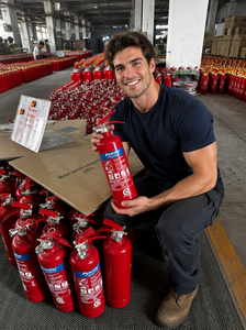 Extintor de Incendios Portátil de 1 kg y 2 kg, Extintor de Polvo ABC para Automóviles, Extintor de Incendios Vacío con Soporte de Hierro - Product Image 6