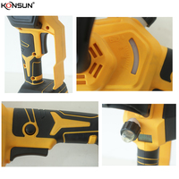 Gergaji Mesin Tanpa Kabel KONSUN 8" 21V, Portabel, Kecil, untuk Memotong Kayu di Kebun dan Halaman