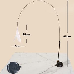 Nouveaux arrivages d'usine OEM vente en gros à chaud accessoires pour chat jouets pour chat plumes artificielles oiseau - Product Image 6