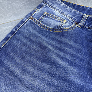 Jeans Droit Bleu Homme Brodé Technics Collection Hiver à Bas <span class=keywords><strong>Prix</strong></span> Style <span class=keywords><strong>Singe</strong></span> Lavé Supérieur au Fer Électrique - Product Image 3