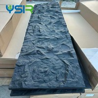 Panneau mural en pierre artificielle PU durable pour les bâtiments commerciaux, bardage extérieur et décoration imperméable