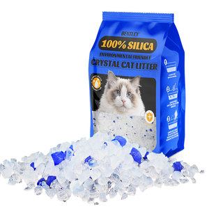 Oem Kristal Siliconen Kattenbakvulling Milieuvriendelijk Arena Para Gatos Wit En Blauw Kattenbakvulling Bestseller Kattenzand - Product Image 1