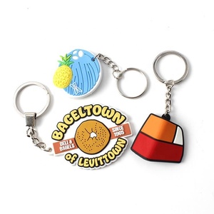 Porte-clés personnalisé en PVC souple 2D avec logo Porte-clés en silicone Porte-clés en silicone avec logo en caoutchouc Porte-clés personnalisé en 3D - Product Image 4