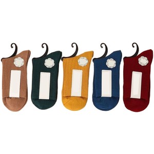 Women's Solid Color Slouch Socks Mid-Calf Length Sweat Absorbent Casual Spring Autumn Wear - Product Image 5