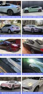 للبيع بالجملة من مادة TPU فينيل ذاتي الشفاء لامع PPF كريستالي معدني سلسلة ألوان فيلم حماية الطلاء - Product Image 6