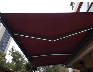 Bán buôn ngoài trời dù để che nắng tự động có thể thu vào bên mái hiên cơ giới gấp cánh tay cơ giới có thể thu vào mái hiên - Product Image 4