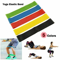 Juego de 5 Bandas de Resistencia de Látex para Yoga, Ejercicios de Estiramiento, Entrenamiento de Fuerza, de Extra Ligero a Extra Pesado, 600*50mm