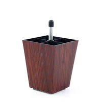 Livraison Rapide - Pieds Carrés en Plastique ABS pour Meubles d'Extérieur, Accessoires pour Canapé, Salon, Chambre, Atelier, Hôpital, Salle à Manger, Usage Intensif