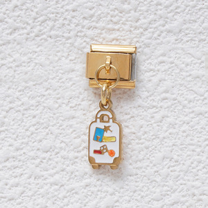 Stainless Steel Modular Bracelet Charms Mixed Shapes Oil Dripping For Bracelet Making Spring 2025 - Product Image 3