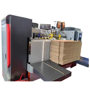 Carton stitching machine / used corrugated cardboard carton box making machinery for stitcher price