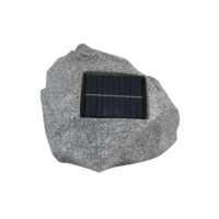 Haut-parleur Blue-tooth en forme de pierre à énergie solaire T 10W Haut-parleur de cour étanche pour l'extérieur Haut-parleur de jardin multi-roches
