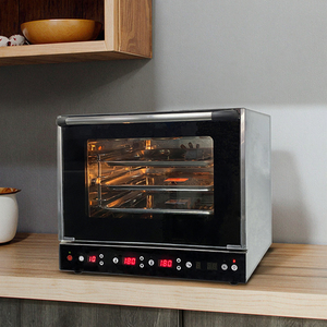 Four à convection commercial pour boulangerie, certifié CE, nouveau, 220V, contrôle numérique, automatique, petit, 3 plateaux, pour noix, maïs, four à pizza portable - Product Image 5