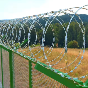 <span class=keywords><strong>Alambre</strong></span> de Cercado Tipo Concertina Resistente a la Intemperie, No se Deforma Fácilmente, Amplia Aplicación para Cercas de Carreteras y Áreas de Conservación de Agua - Product Image 4