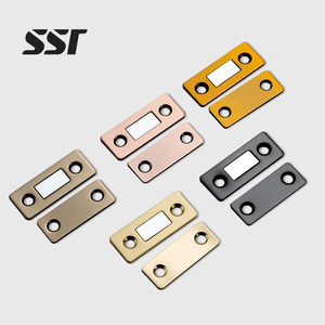 Cerradura Magnética Oculta para Puerta de Armario, de Acero Resistente, para Dormitorio, Baño, Cocina, Sala de Estar, Diseño Contemporáneo - Product Image 1