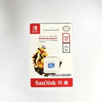 Carte Micro TF SD SanDisk originale 256 Go SDSQXAO UHS-I Flash haute vitesse, carte TF 512 Go 128 Go Switch C10 U3 V30 4K, carte mémoire