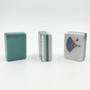 Jeu de Mahjong américain en acrylique personnalisé avec tuiles anglaises, 2 couches, jeu de table pour fête, cadeau - Product Image 1