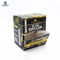 Étagère d'impression de conception de taille personnalisée prête 250g boîte de présentation d'emballage de tabac à cigares en carton blanc