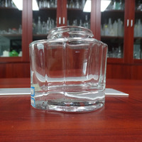 Pot madu penyimpanan kaca mulut lebar sekrup bulat 200 ML