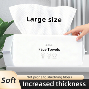 Multi-Use Face Washing Cotton Plant Fiber Thickened <strong>Facial</strong> <strong>Towels</strong> Portable Travel Essentials For Camping &amp; Business Trip - Product Image 4