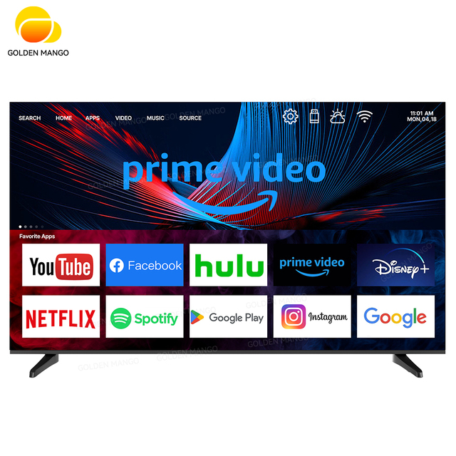Guest Room Smart TV Android LED TV 32 43 55 65 Inch, Factory Direct Supply for Hotel Group Engineering Order
