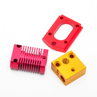 Cnc fabricant pièces imprimante 3D tout métal Kit d'extrémité chaude CR10 Kit d'extrudeuse 1.75MM Filament 12V 24V 40W avec couvercle de prise en Silicone