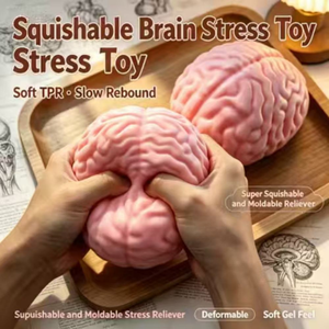 Jouet Squishy Cerveau Géant, Jouets Nouveauté OEM, Balles Anti-Stress en Forme de Cerveau, Jouets Sensoriels Souples pour Enfants, Idéal Halloween - Product Image 4