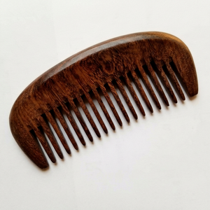 Custom Hand Printing Wooden Comb For <b>Beard</b> Compacted Size Gold Vine design and Private Label Option Hair <b>Care</b> Salon Use - Product Image 1