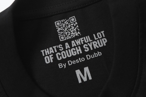 Camisetas de algodón de alta calidad con estampado de diseño de ángel y texto 'That's a Awful Lot of Cough Syrup', de manga corta para hombre, al por mayor - Product Image 4