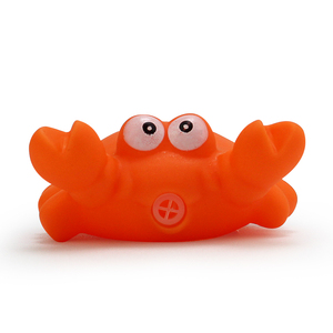 Brinquedo de Banho para Bebês Jixin, Pato de Borracha em Forma de Caranguejo com Som de Apito e Flutuação na Água, Unissex para Brincar no Banho - Product Image 5
