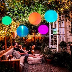 16 RGB Garden Yard Outdoor Party Décoratif Étanche Light Up Sphere Led Gonflable Ball - Product Image 2