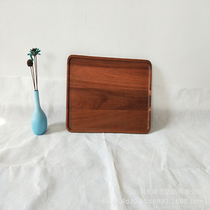 Acacia Wood Rectangular <b>Tray</b> 45.5x30x2cm Solid Color For <b>Tea</b> Dessert Serving Hotel Coffee Use - Product Image 3