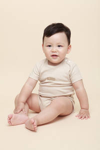Whosale Customization Unisex Baby Organic Cotton Romper <b>Short</b> Sleeve Baby Romper - Product Image 2