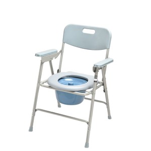 Wei Yikang Folding Commode Chair For Elderly Home Use <b>Portable</b> Toilet <b>Stool</b> With Armrests And Backrest - Product Image 5