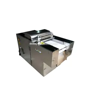 Automatic frozen meat cube cutting machine pork meat strip slicer beef dicer cutter chicken dicing machine price with bone