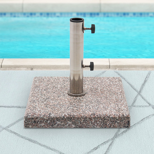 19KG Patio Umbrella Stand Central Pole Umbrella <strong>Weight</strong> Marble Granite <strong>Parasol</strong> <strong>Base</strong> - Product Image 5