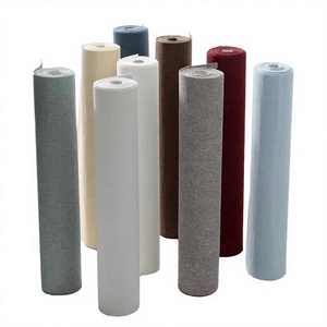 Revestimiento de Pared Moderno Autoadhesivo Ecológico Impermeable con Textura de Lino Greenwall, Rayas y Cuadros, Suave y Grueso para Cabeceras - Product Image 3