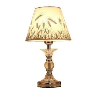 Lámpara de Mesa de Cristal Moderna de Estilo Europeo para Sala de Estar/Dormitorio, Control Remoto, Atenuación Táctil, LED, Tela, Lámpara de Mesa de Noche - Product Image 5