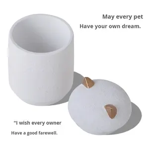 ידידותי לסביבה קרמית crepurn עבור כלבים shuo ni מותג לחיות מחמד אספקה לאפר אחסון אפר - Product Image 4