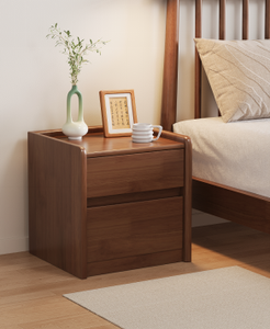 Coffre-fort classique en bois massif ignifuge avec serrure à code intelligente pour bijoux, argent liquide et documents - Product Image 2