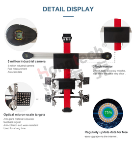 Máquina de Alineación de Ruedas y Equilibrado de Neumáticos Hongtech para Taller, Verificación Precisa de la Alineación con Elevador de 4 Postes - Product Image 2
