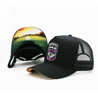 Casquette de camionneur unisexe personnalisée par sublimation impression et broderie en plein air sport vie quotidienne profil haut de gamme qualité supérieure
